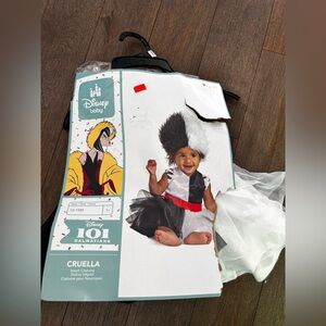 Disney 101 Dalmatian’s Cruella infant costume 12-18 months